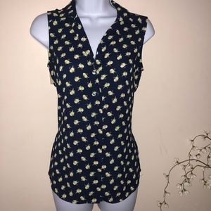 Express Sleeveless Blouse w LEMONS!